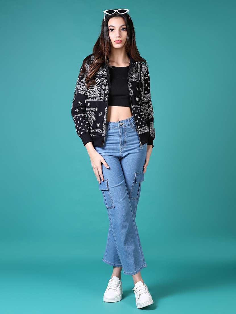 women all over print hooded sweatshirt - 21630799 -  Standard Image - 4