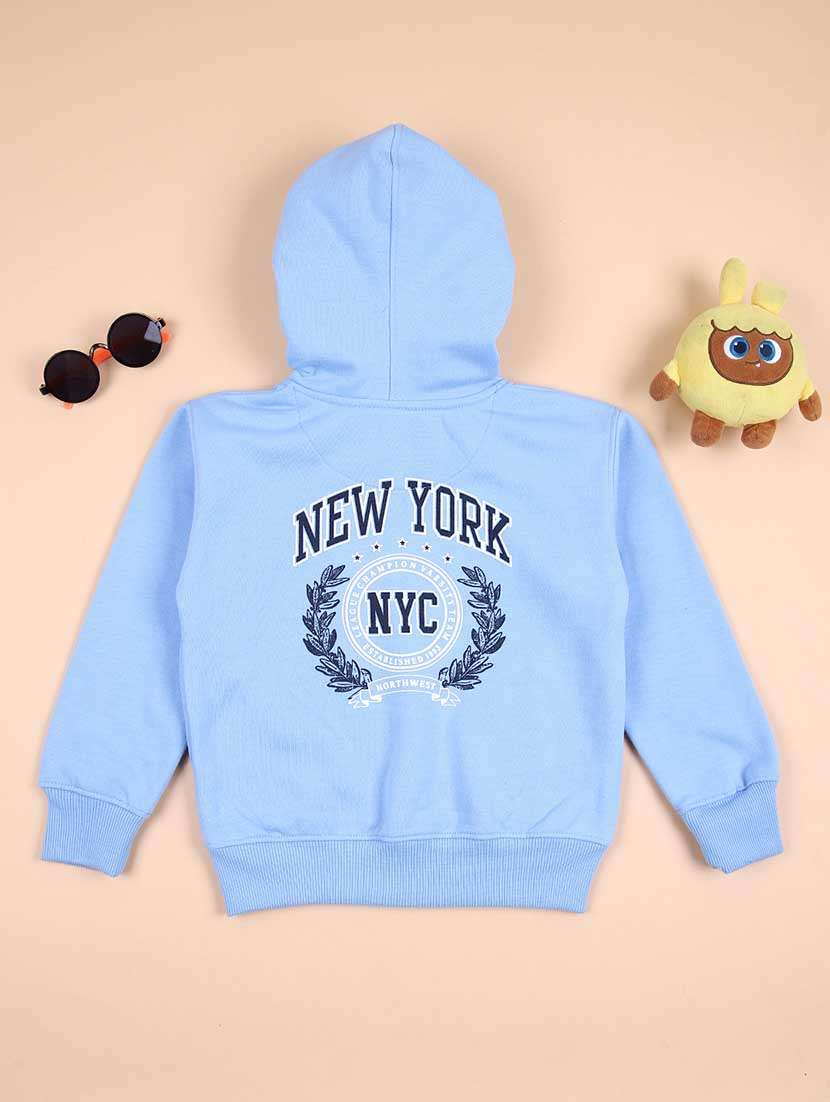 girls front & back print long sleeve sweatshirt - 21631011 -  Standard Image - 1