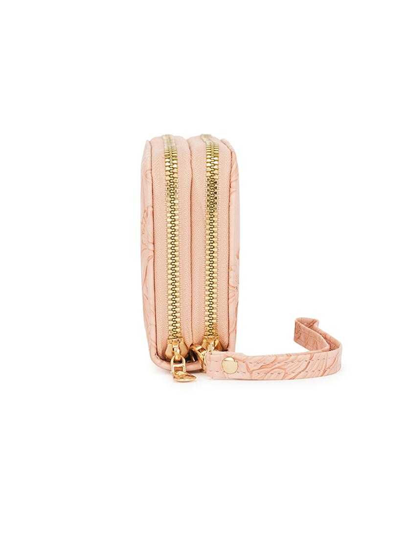 women peach leatherette wallet - 21631174 - Standard Image - 4
