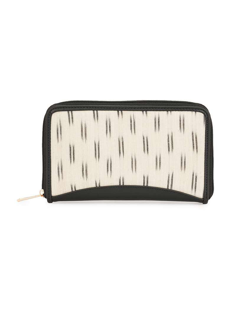 women off white cotton wallet - 21631176 -  Zoom Image - 0