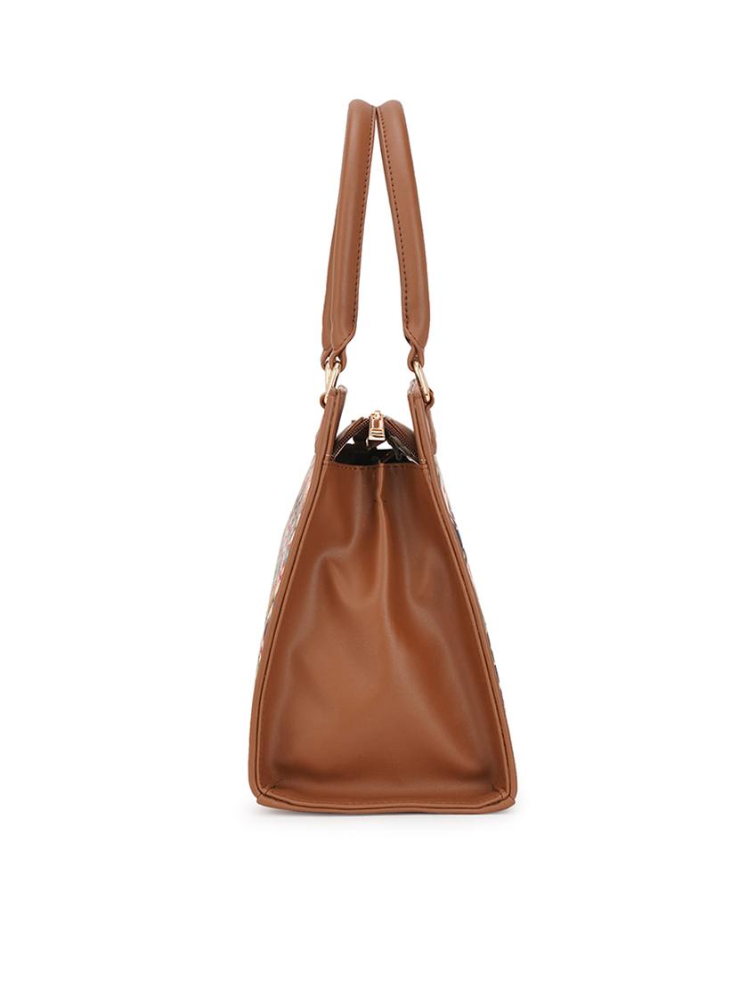 women green printed handbag - 21631182 - Standard Image - 4
