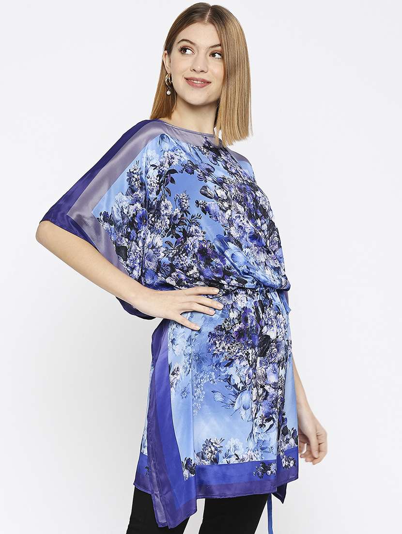 women printed kaftan top - 21631258 -  Standard Image - 1