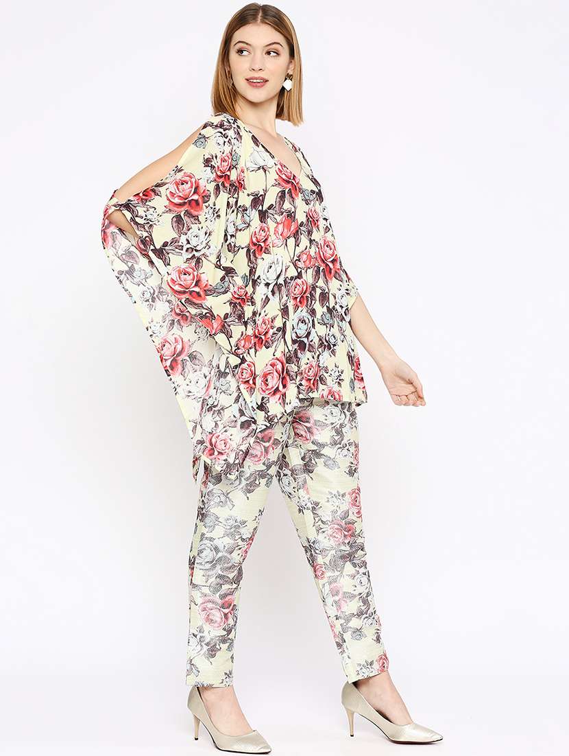 women floral printed kaftan tunic - 21631265 -  Standard Image - 1