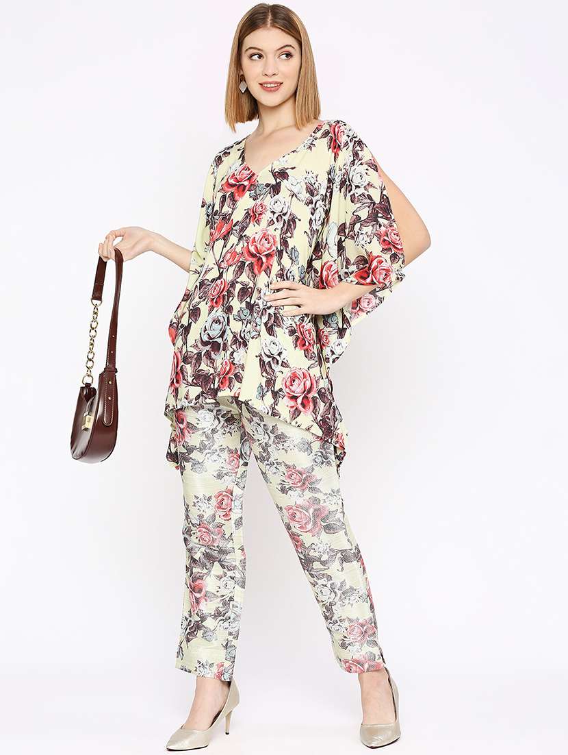 women floral printed kaftan tunic - 21631265 -  Standard Image - 4