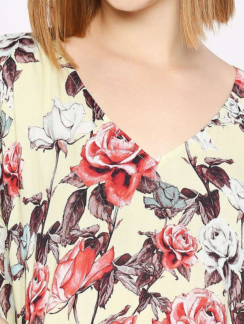 women floral printed kaftan tunic - 21631265 -  Standard Image - 6