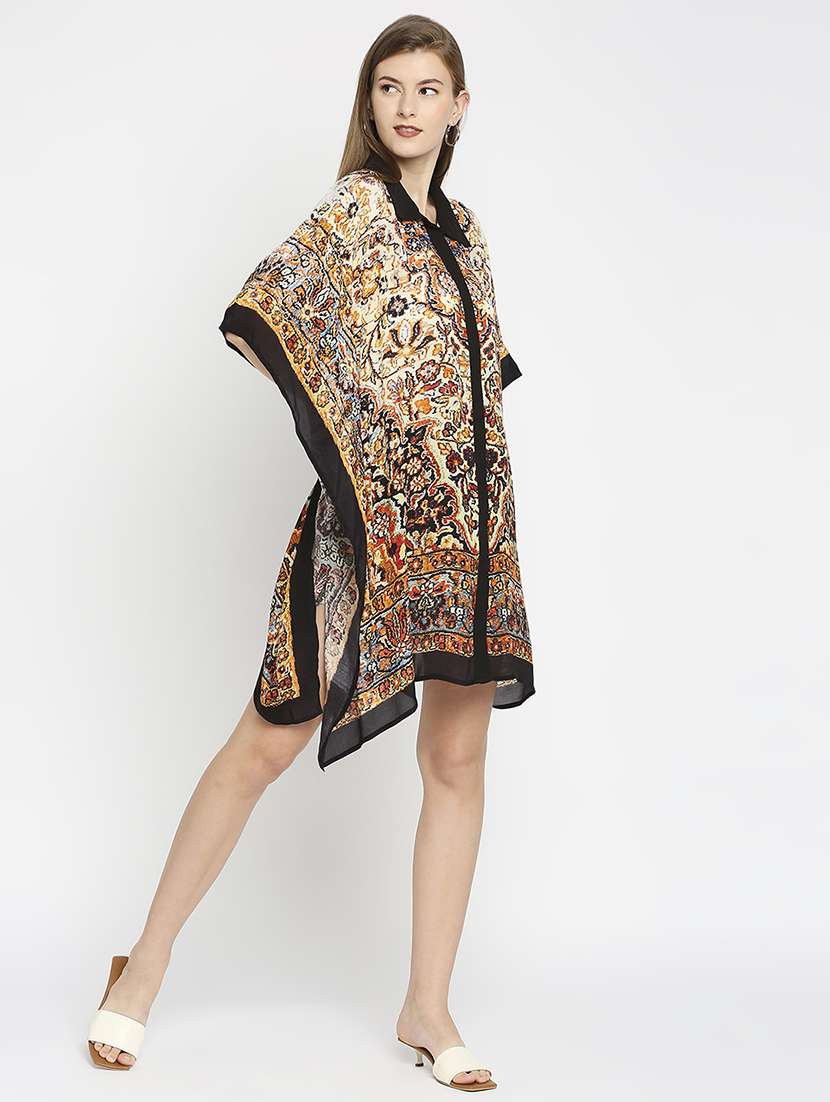 women printed kaftan dress - 21631290 -  Standard Image - 1