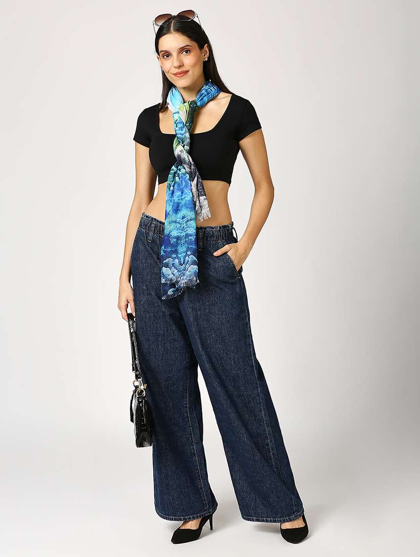 women printed everyday wrap scarf - 21631382 -  Standard Image - 4