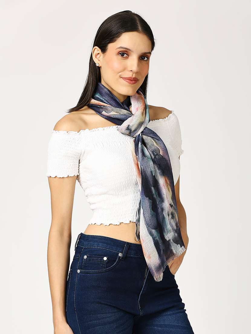 women printed everyday wrap scarf - 21631388 -  Standard Image - 1