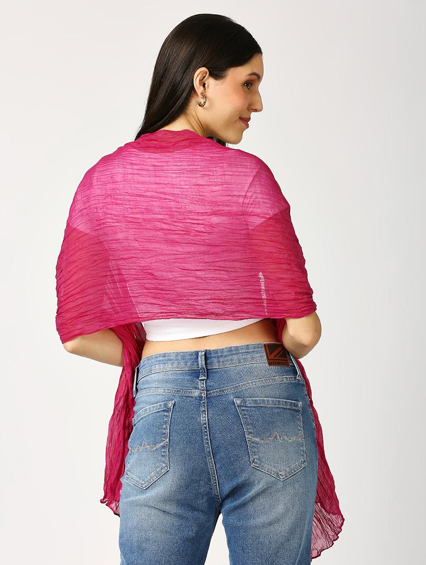 women plain everyday wrap scarf - 21631396 - Standard Image - 4