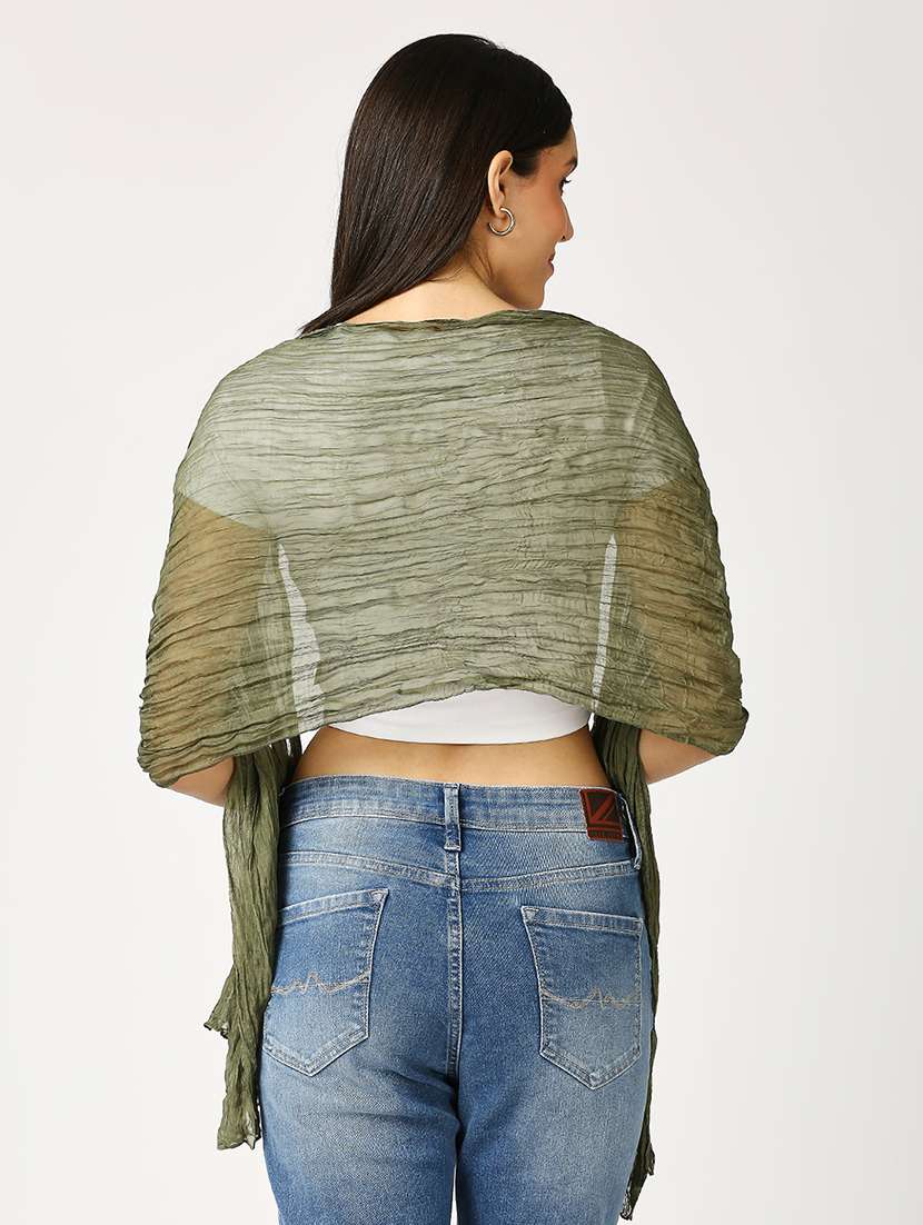 women plain everyday wrap scarf - 21631397 -  Standard Image - 4