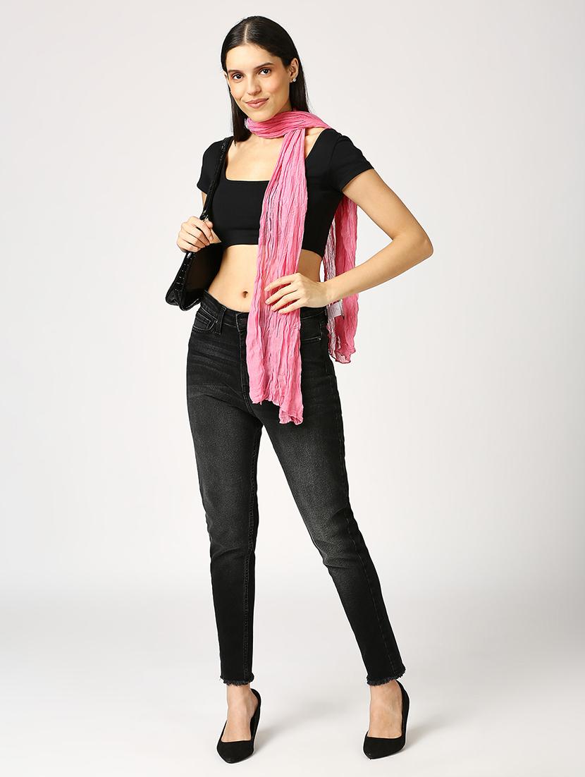 women plain everyday wrap scarf - 21631399 - Standard Image - 4