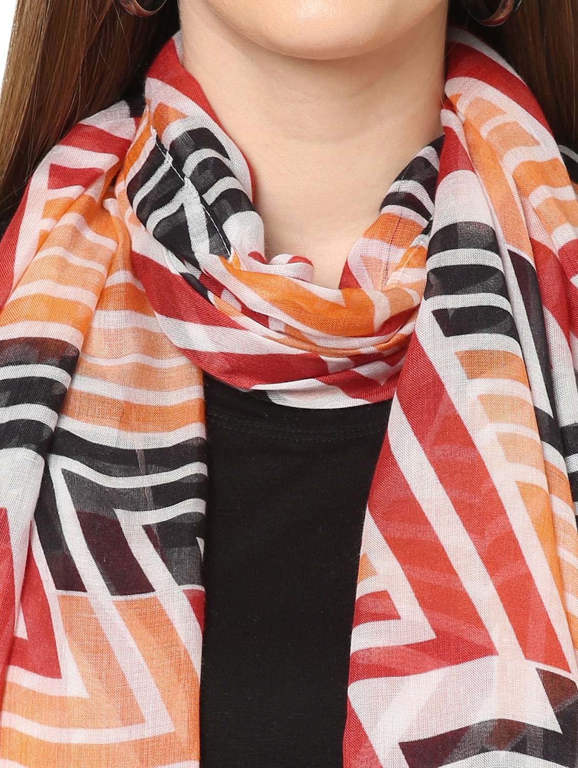 women printed everyday wrap scarf - 21631402 -  Standard Image - 6