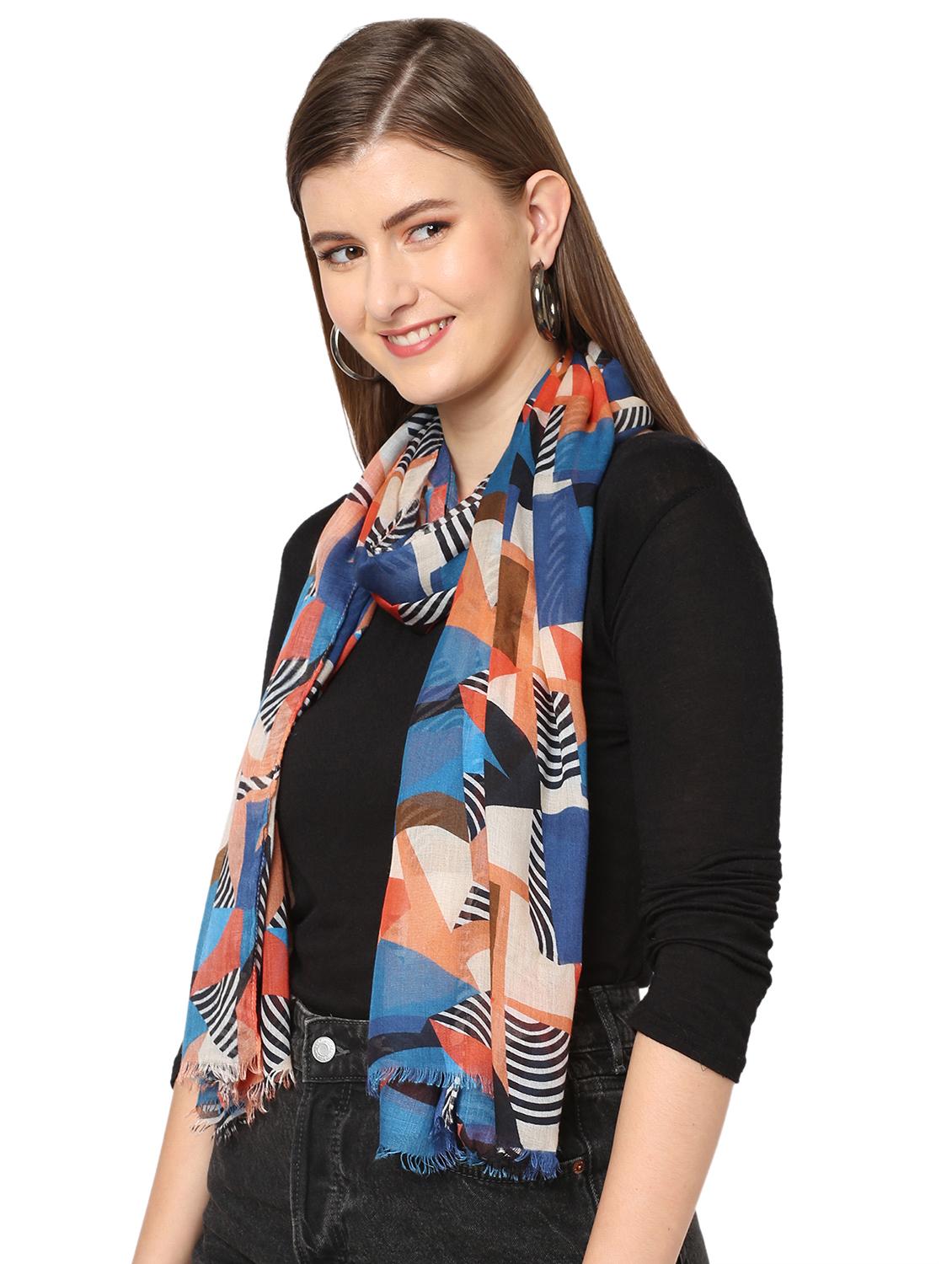 women printed everyday wrap scarf - 21631403 - Standard Image - 1