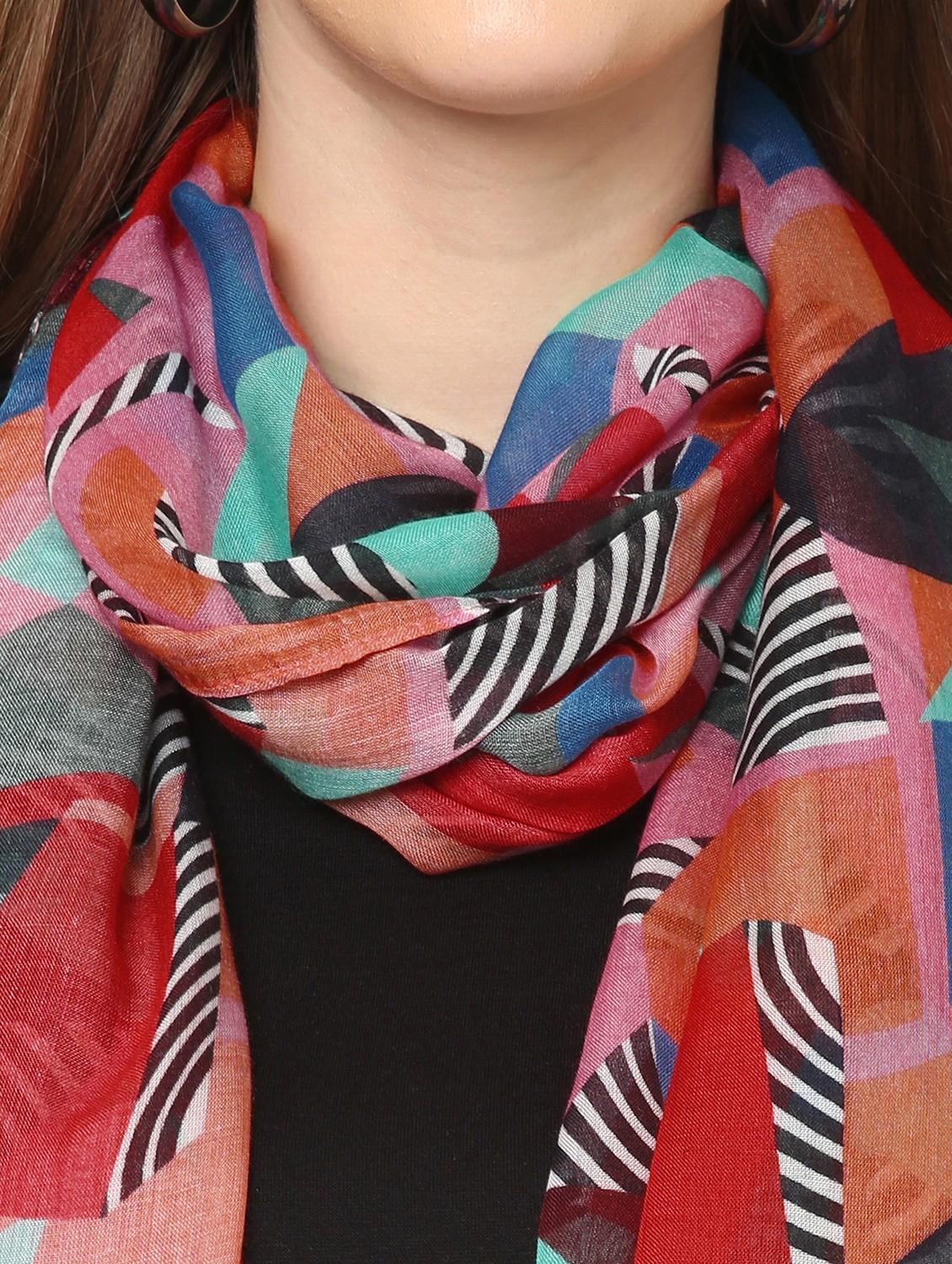 women printed everyday wrap scarf - 21631404 - Standard Image - 6