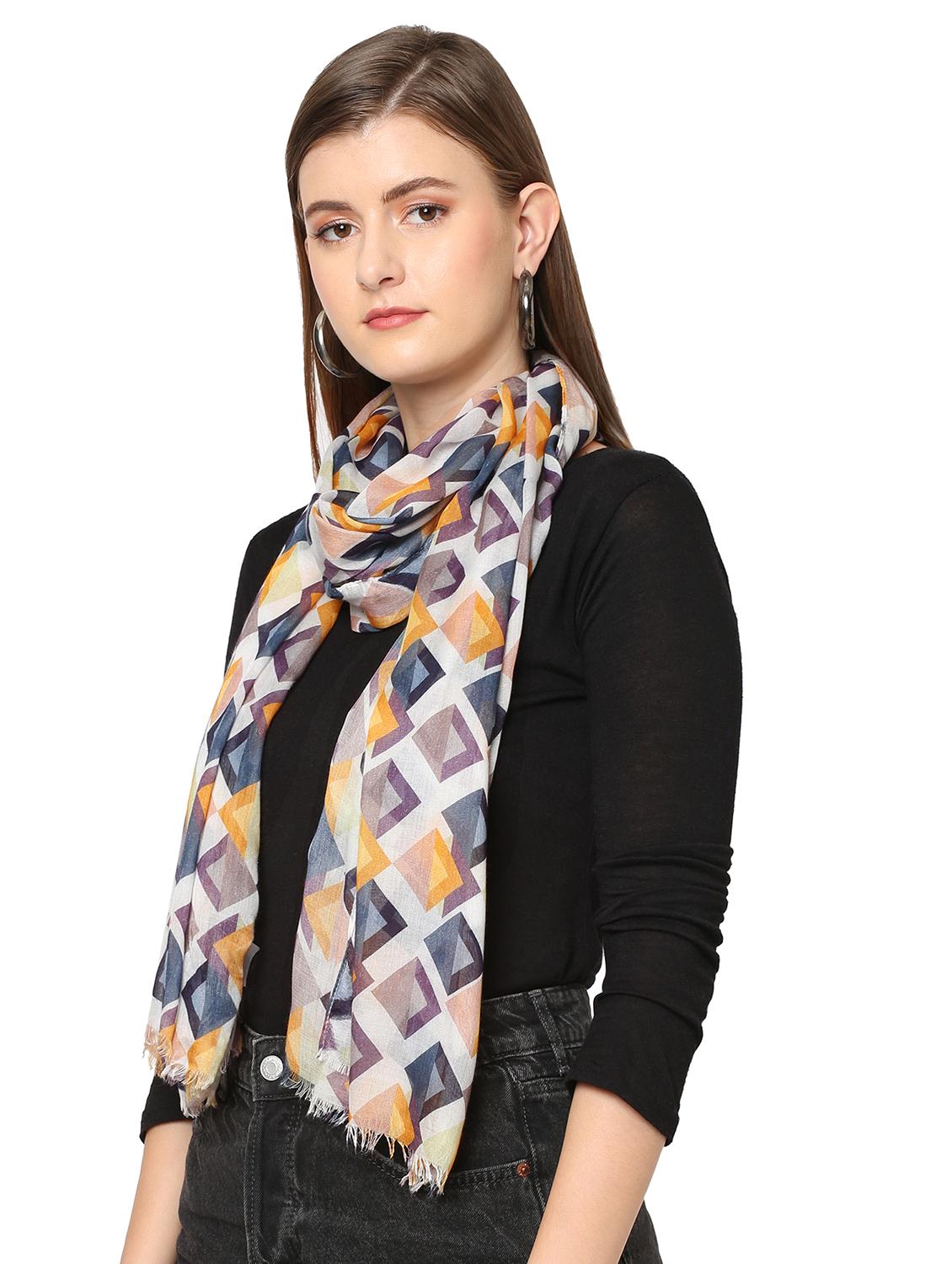 women printed everyday wrap scarf - 21631409 - Standard Image - 1