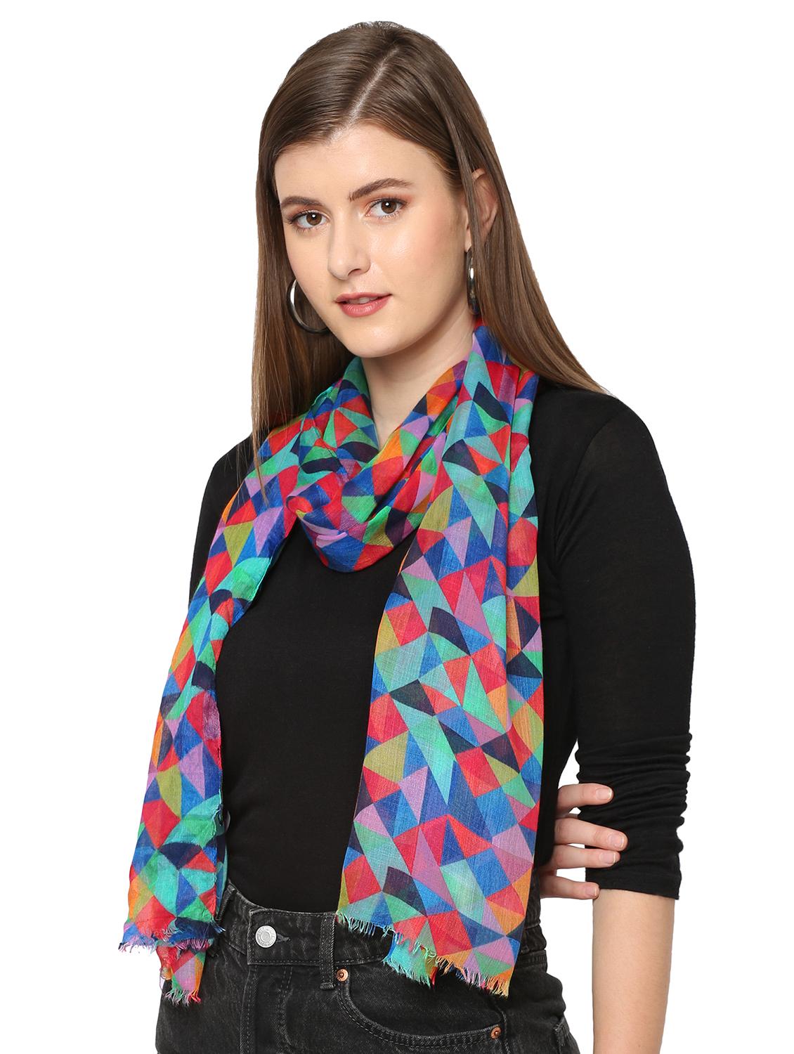 women printed everyday wrap scarf - 21631410 -  Standard Image - 1