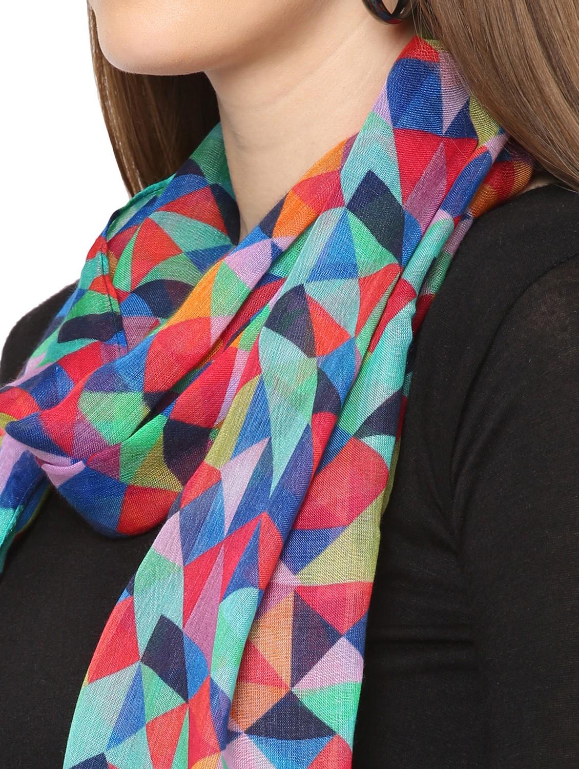 women printed everyday wrap scarf - 21631410 - Standard Image - 4