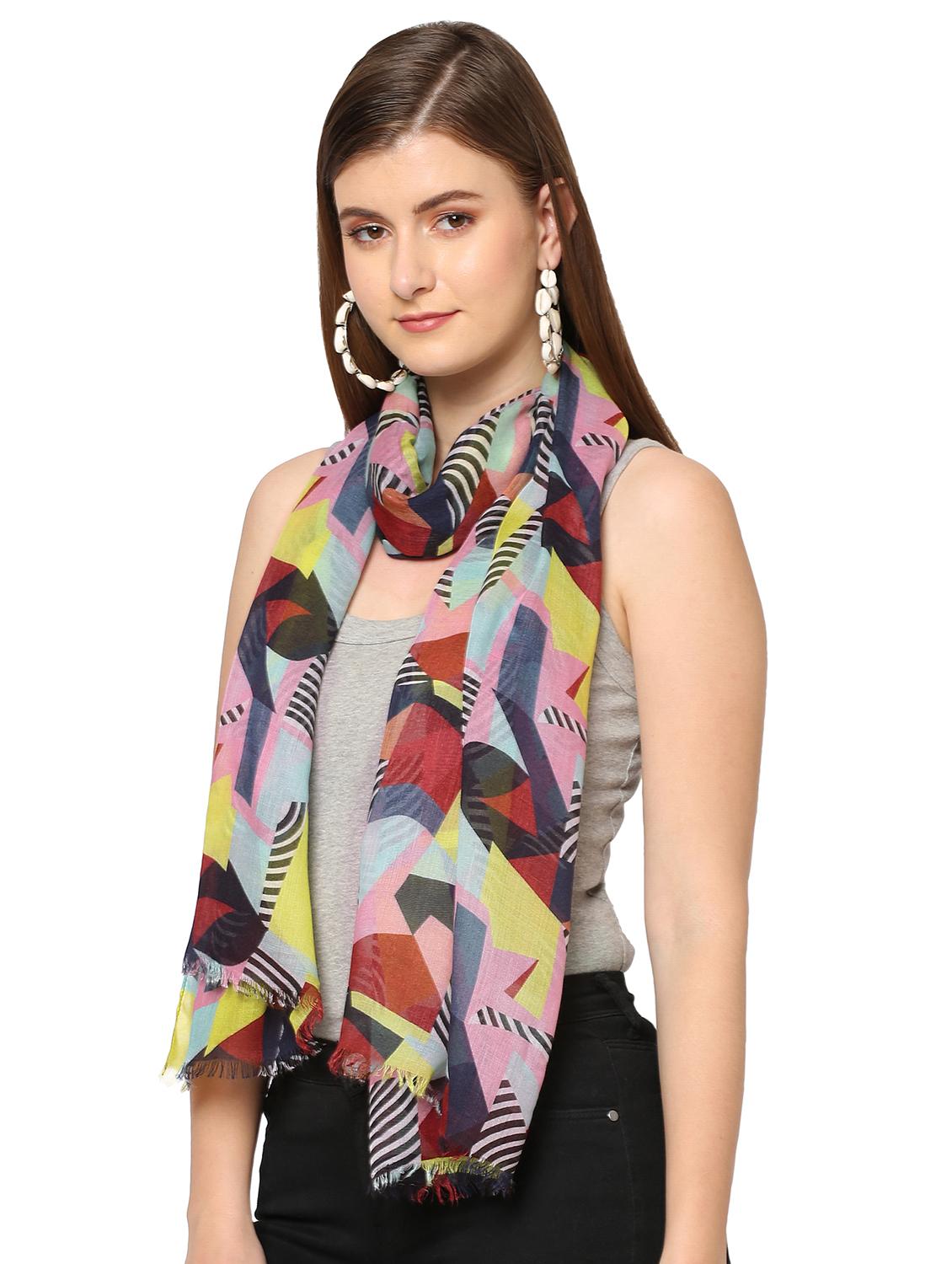 women printed everyday wrap scarf - 21631411 -  Standard Image - 1