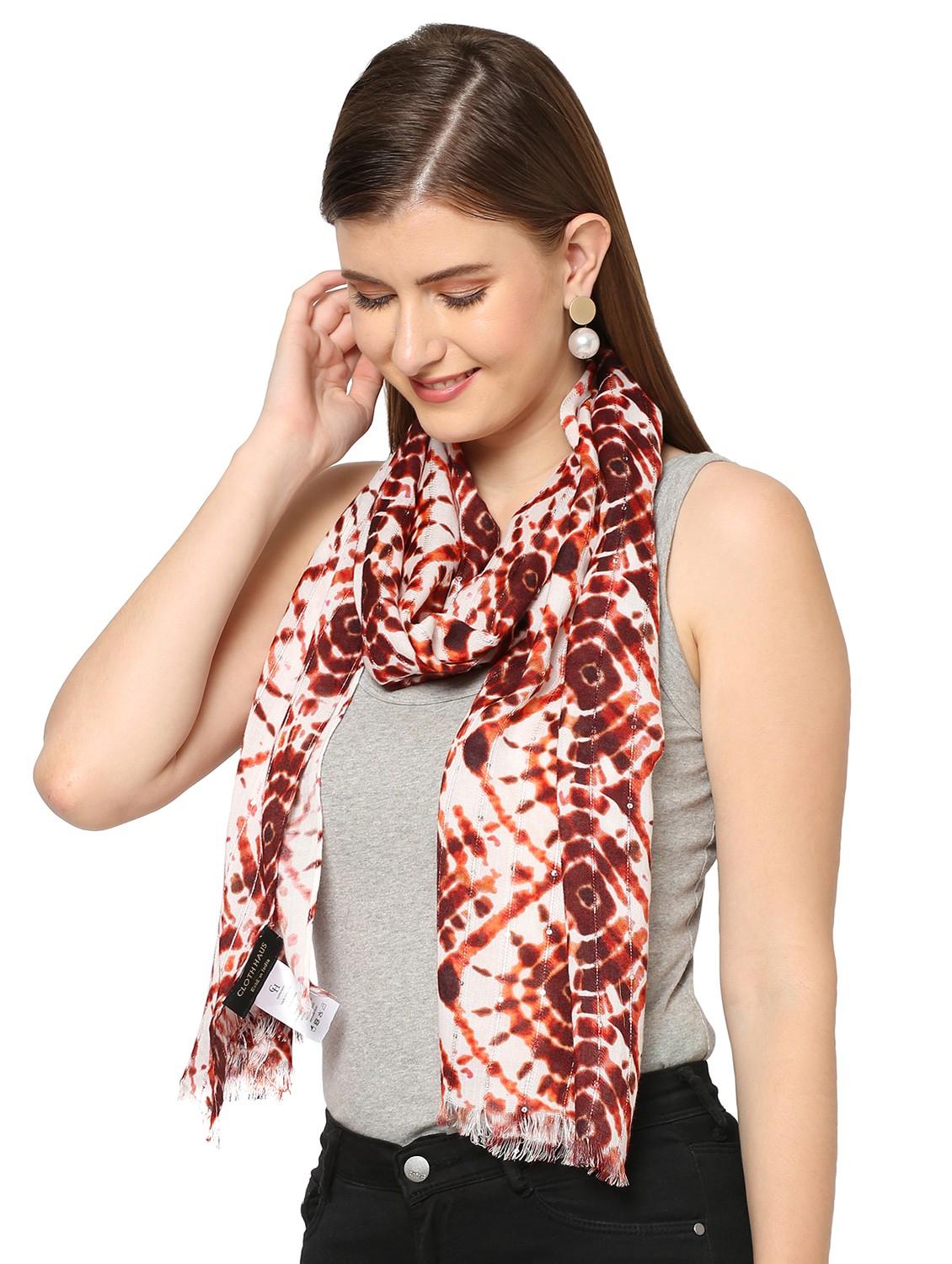 women printed everyday wrap scarf - 21631419 -  Standard Image - 1