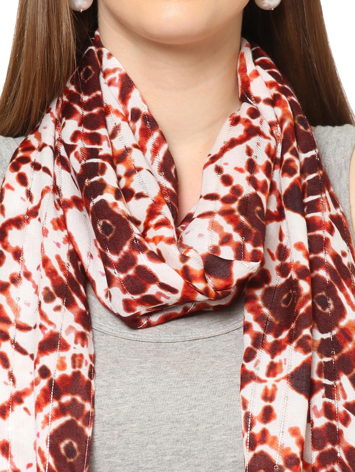 women printed everyday wrap scarf - 21631419 - Standard Image - 6