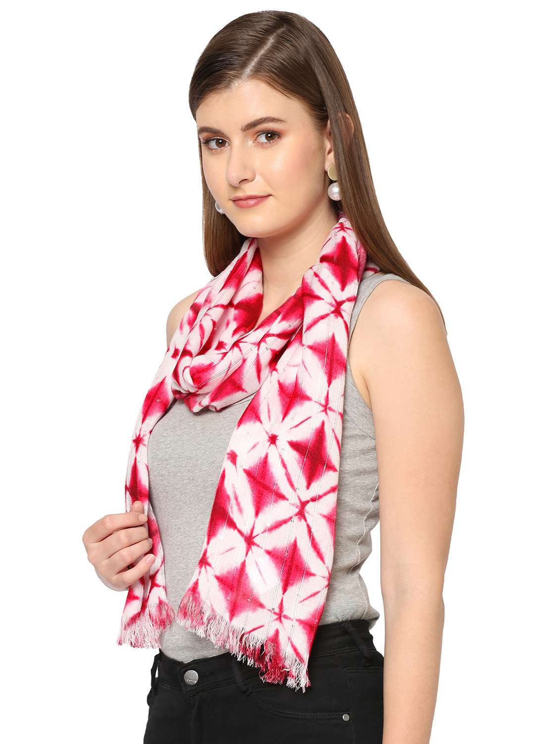 women printed everyday wrap scarf - 21631422 -  Standard Image - 1