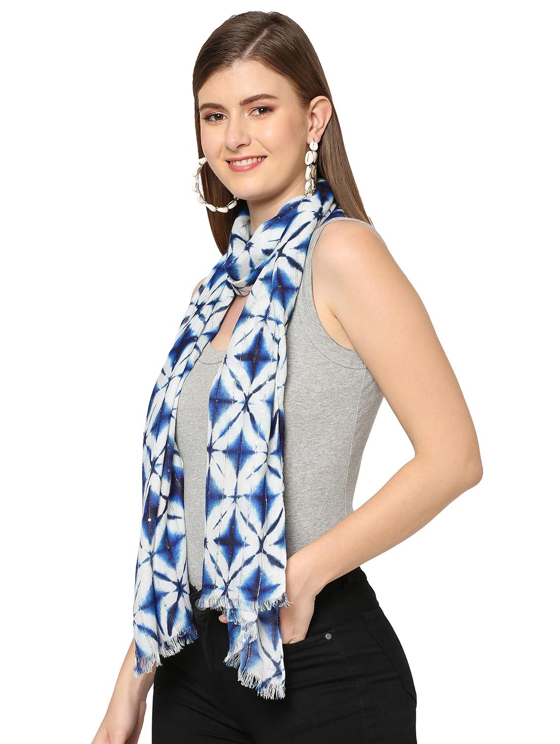 women printed everyday wrap scarf - 21631423 - Standard Image - 1