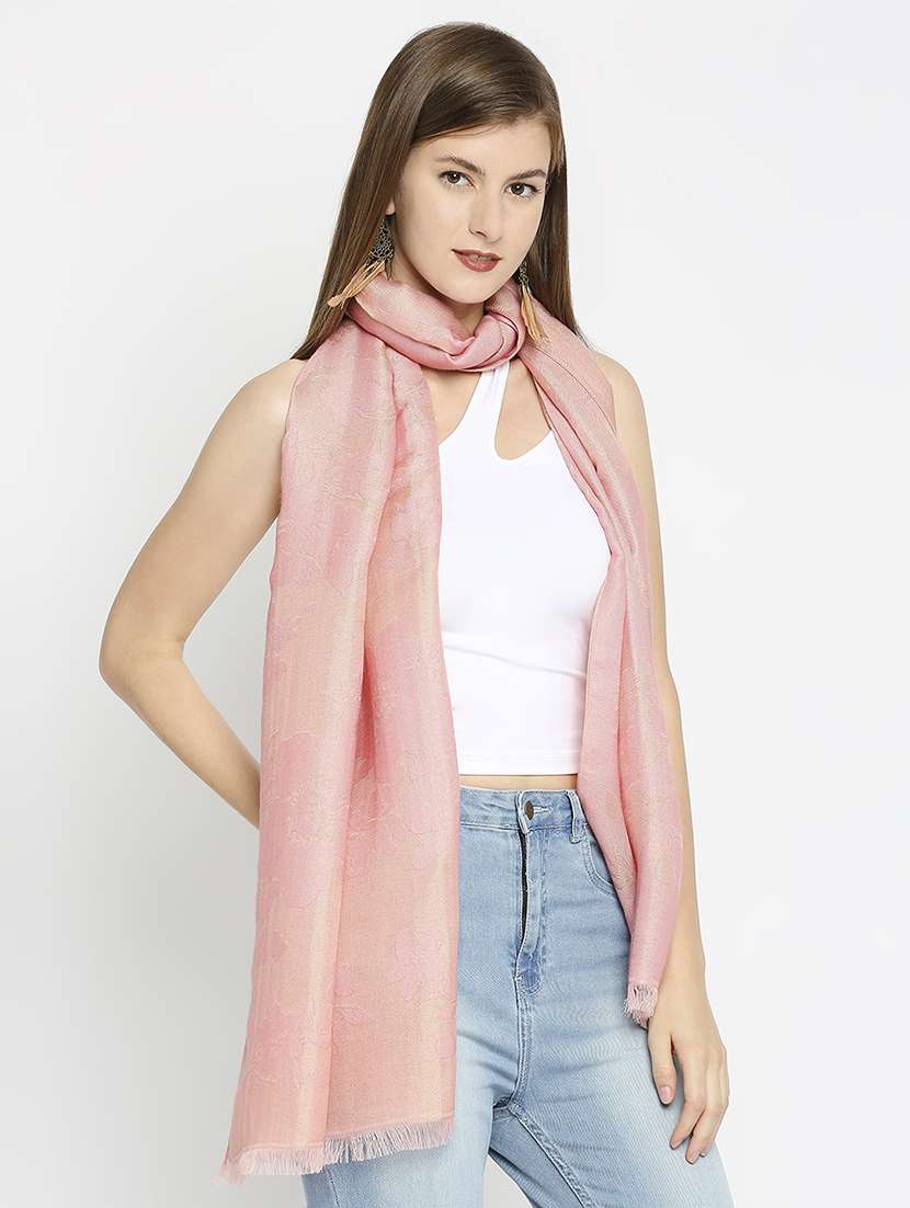 women self design everyday wrap scarf - 21631434 - Standard Image - 1