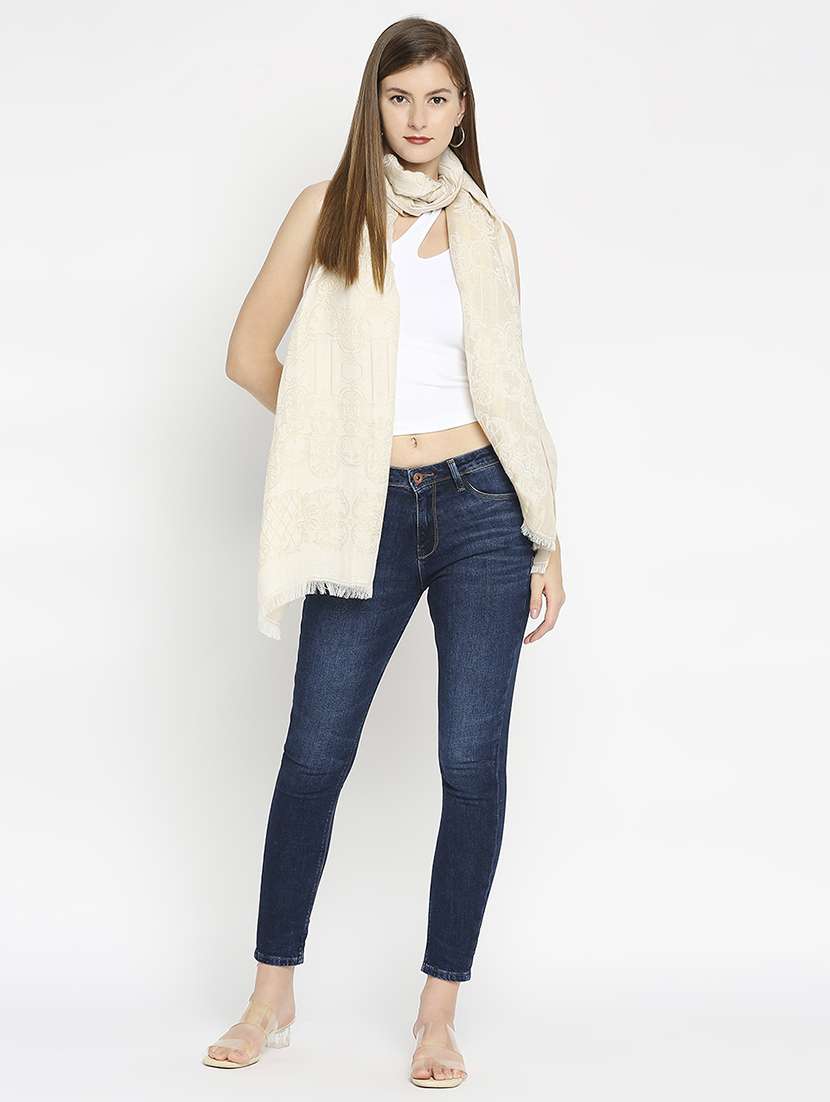 women self design everyday wrap scarf - 21631438 -  Standard Image - 6