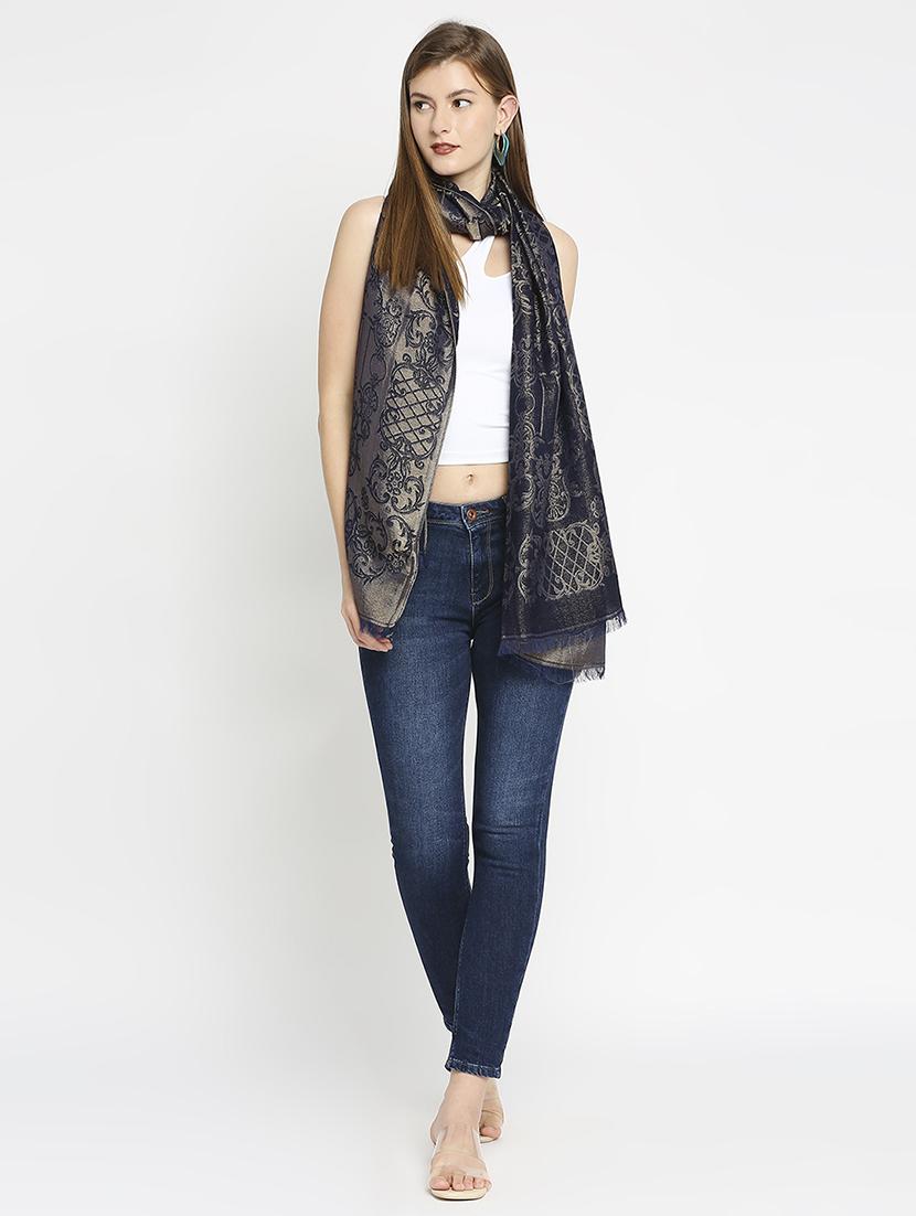 women self design everyday wrap scarf - 21631439 - Standard Image - 6
