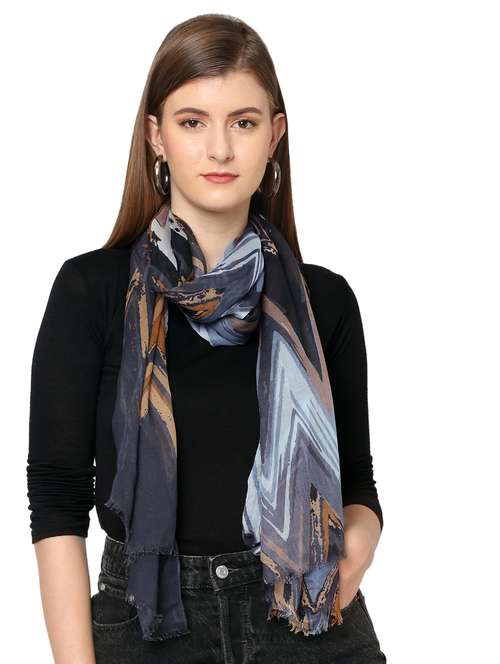 women printed everyday wrap scarf - 21631456 - Standard Image - 0