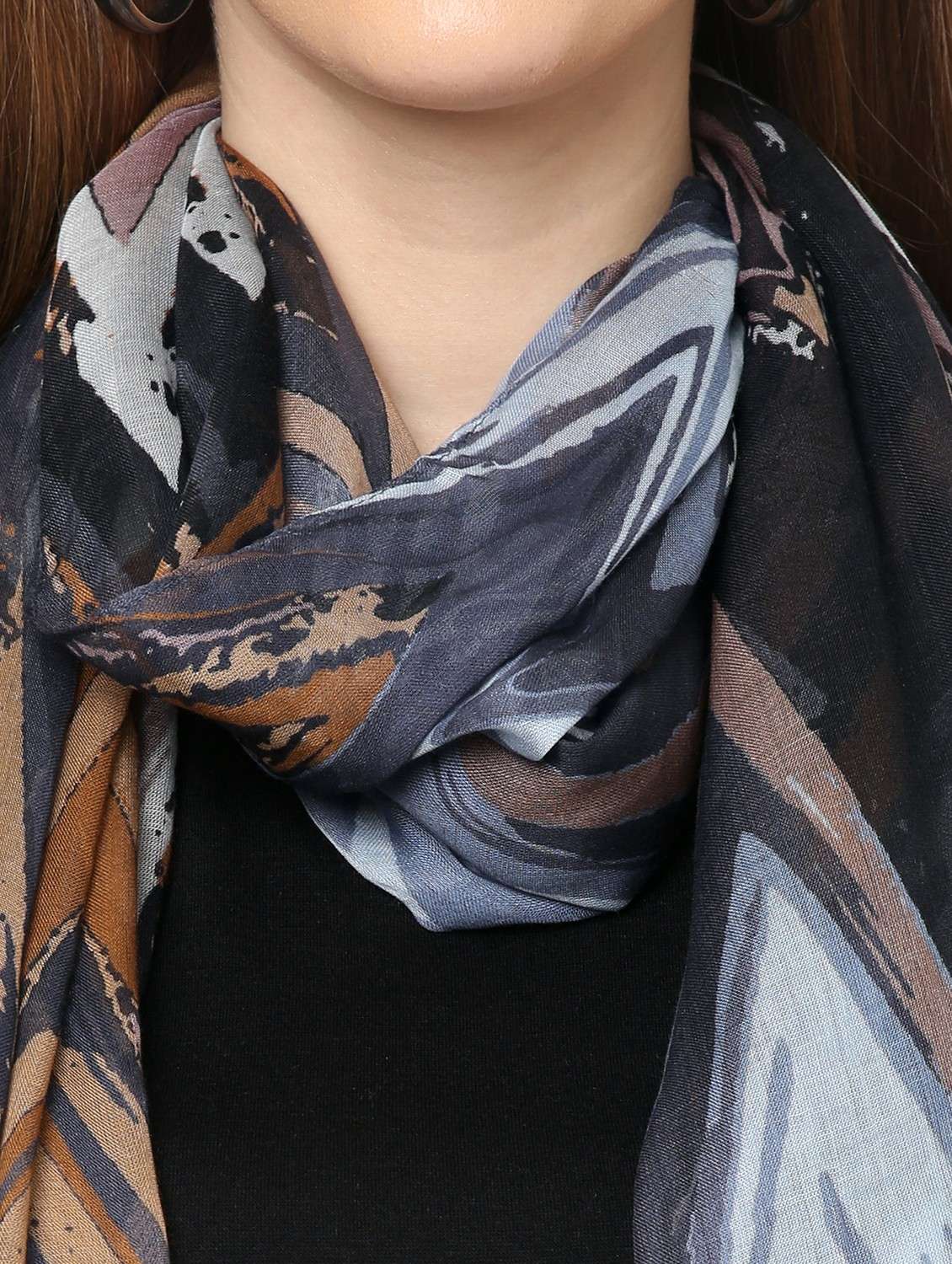 women printed everyday wrap scarf - 21631456 - Standard Image - 6