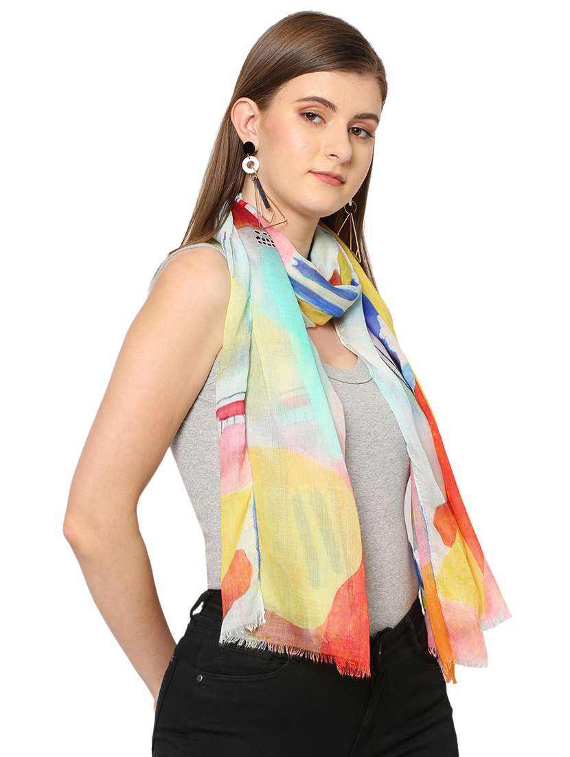 women printed everyday wrap scarf - 21631464 -  Standard Image - 1