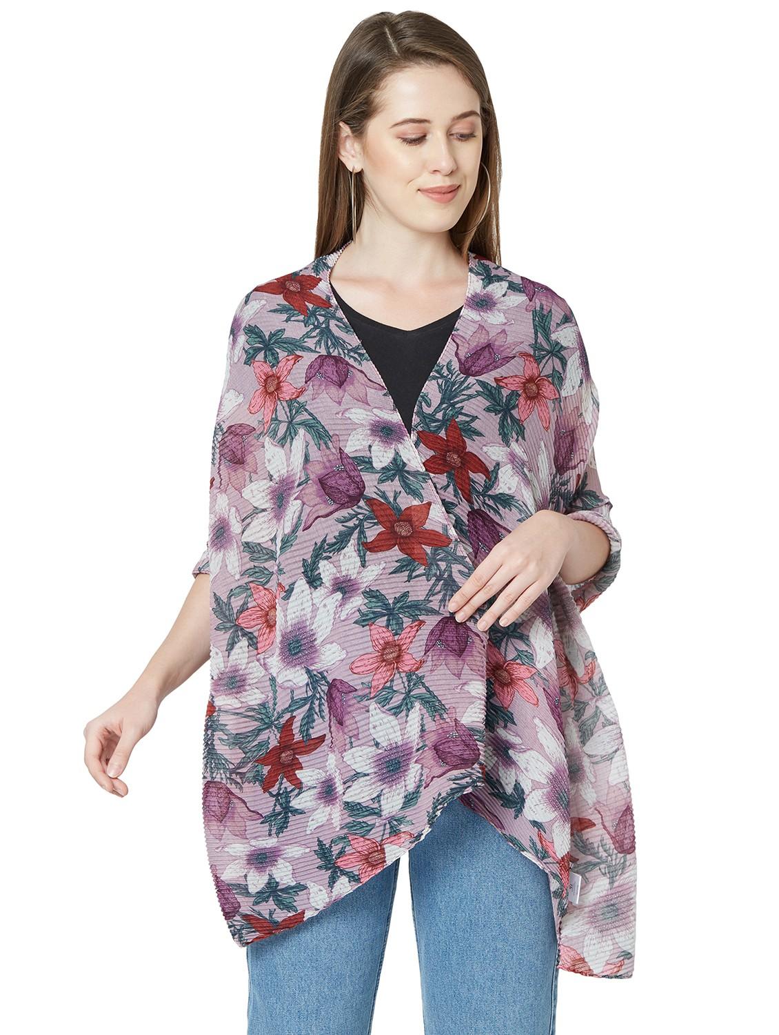 women printed everyday wrap scarf - 21631474 -  Zoom Image - 0