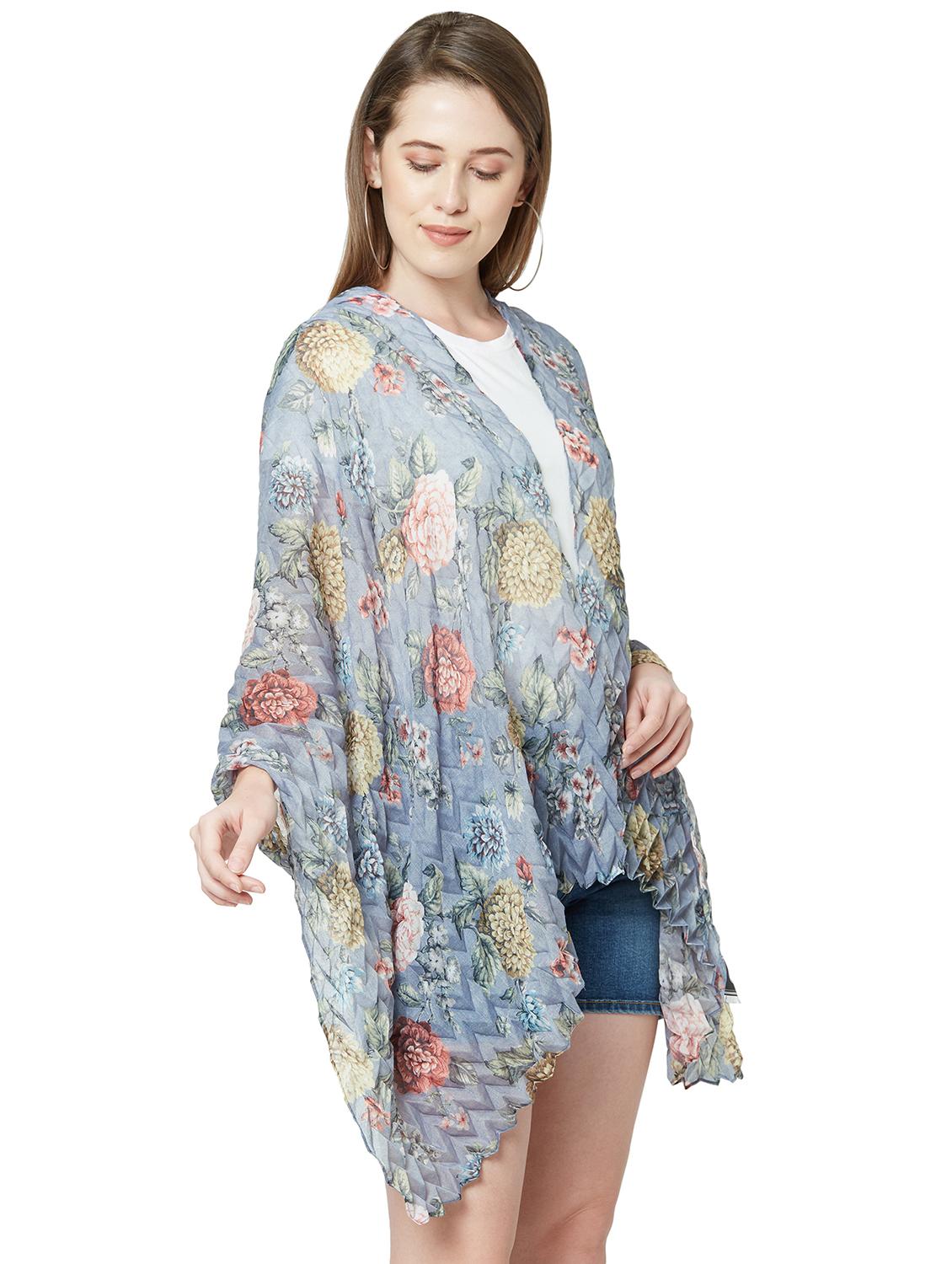 women printed everyday wrap scarf - 21631480 - Standard Image - 1