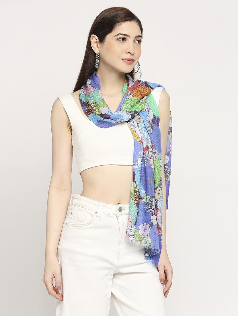 women printed everyday wrap scarf - 21631482 - Standard Image - 1