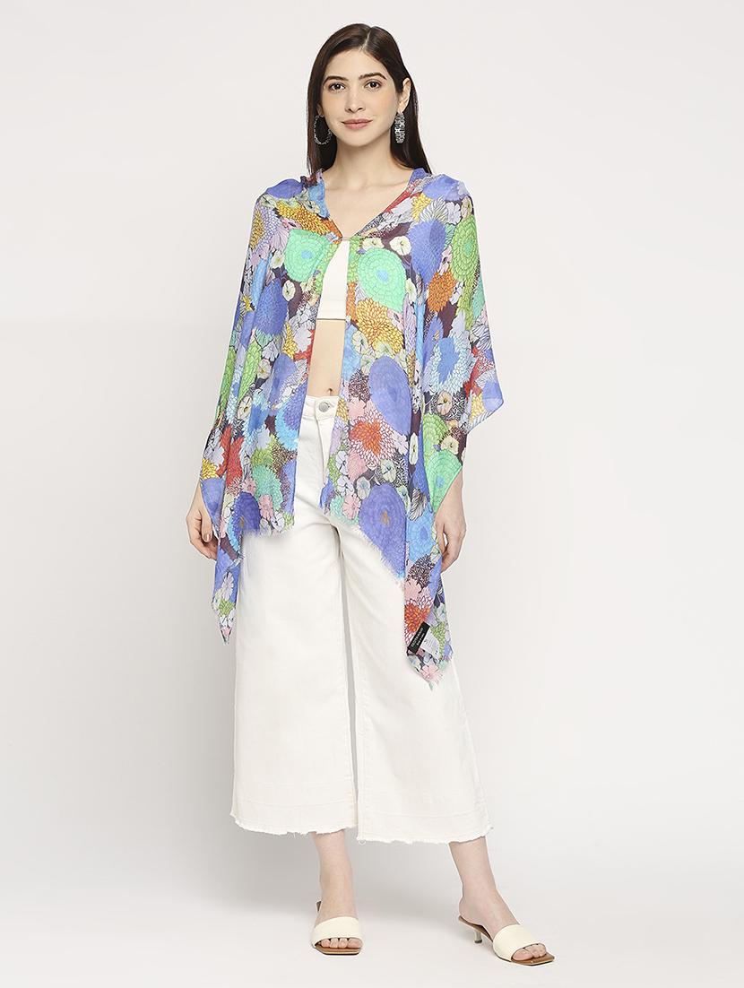 women printed everyday wrap scarf - 21631482 - Standard Image - 6