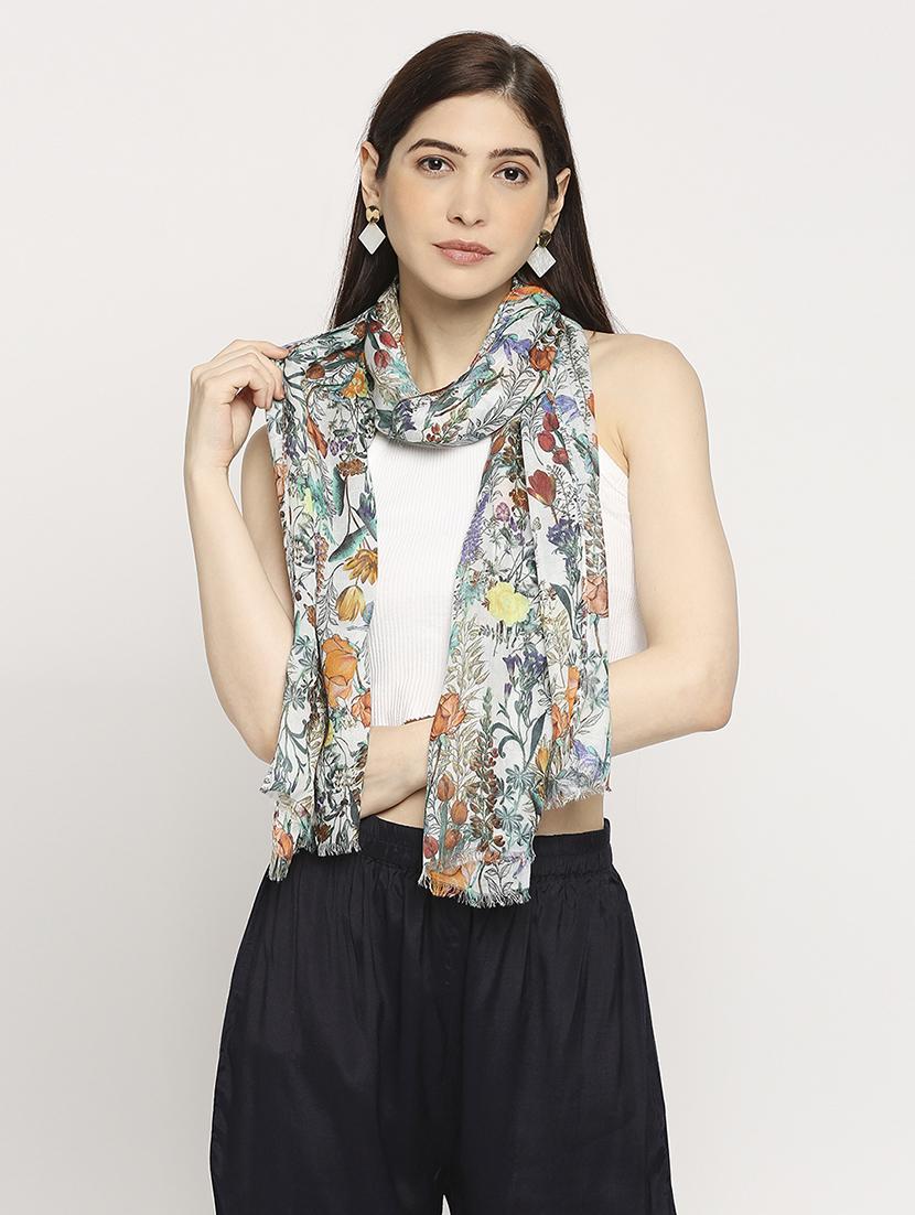 women printed everyday wrap scarf - 21631488 - Zoom Image - 0