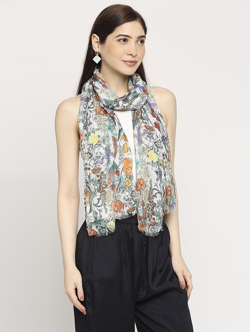 women printed everyday wrap scarf - 21631488 - Standard Image - 1