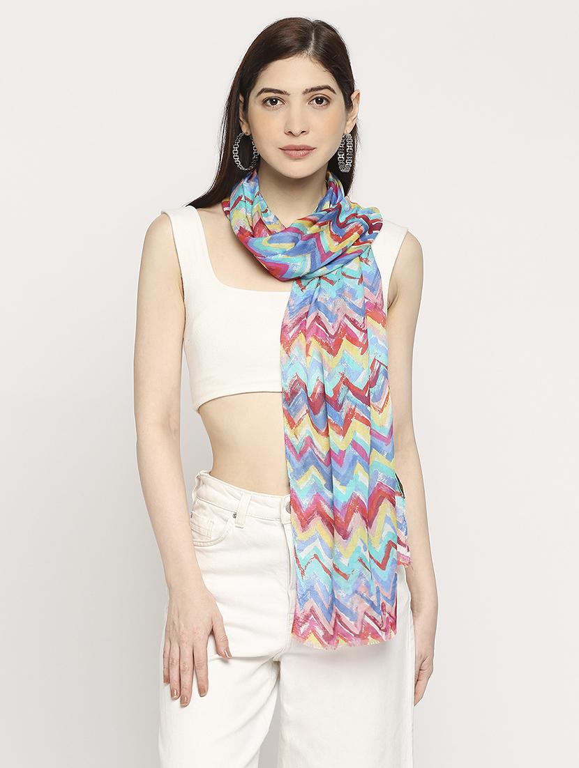 women printed everyday wrap scarf - 21631490 - Zoom Image - 0