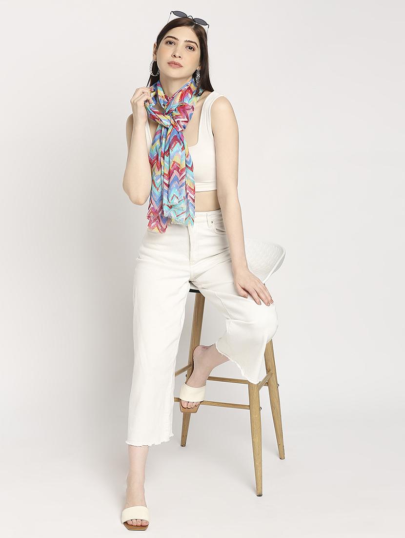 women printed everyday wrap scarf - 21631490 - Standard Image - 4