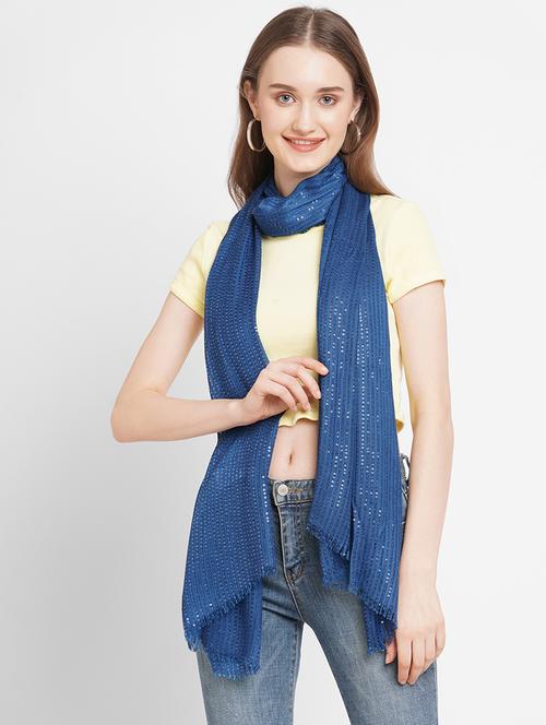 women self design everyday wrap scarf - 21631492 - Standard Image - 0