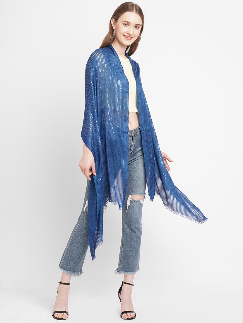 women self design everyday wrap scarf - 21631492 - Standard Image - 4