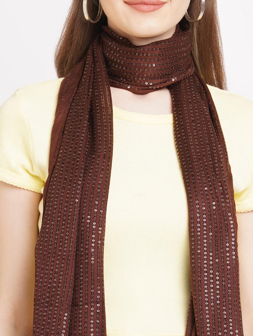women sequins work everyday wrap scarf - 21631494 - Standard Image - 6