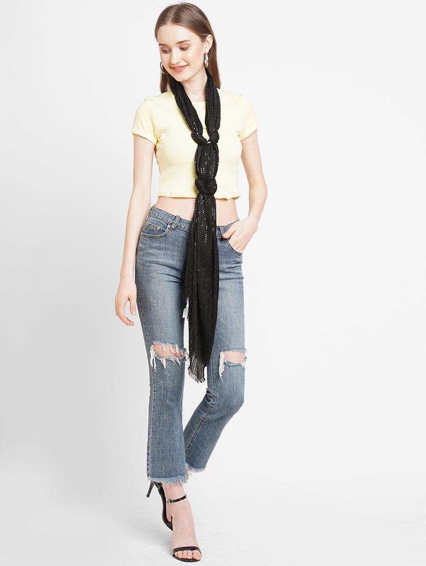 women sequins work everyday wrap scarf - 21631495 - Standard Image - 4