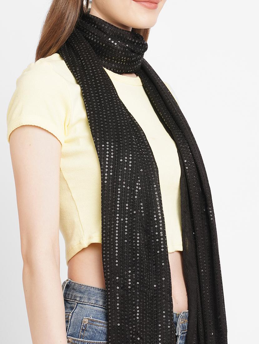 women sequins work everyday wrap scarf - 21631495 - Standard Image - 6