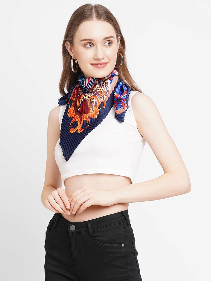 women printed everyday wrap scarf