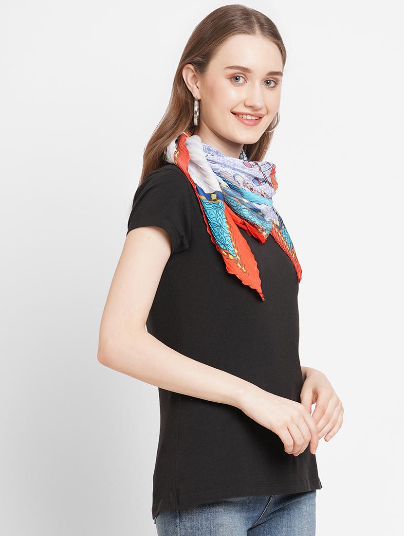 women printed everyday wrap scarf - 21631501 - Standard Image - 1