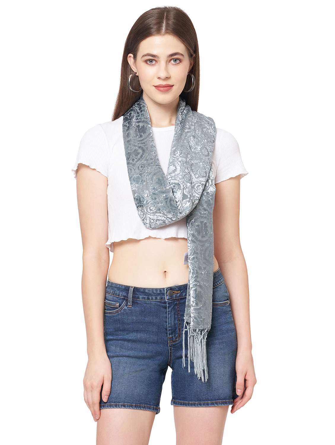 women self design everyday wrap scarf