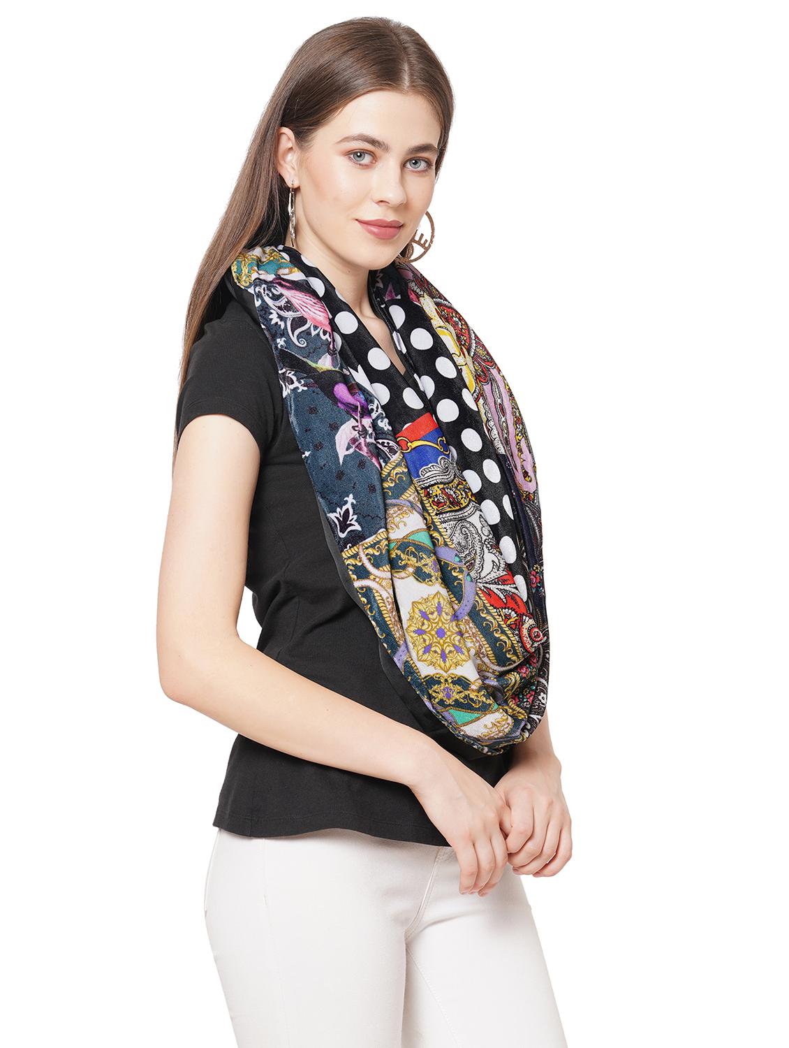 women printed everyday wrap scarf - 21631524 - Standard Image - 1