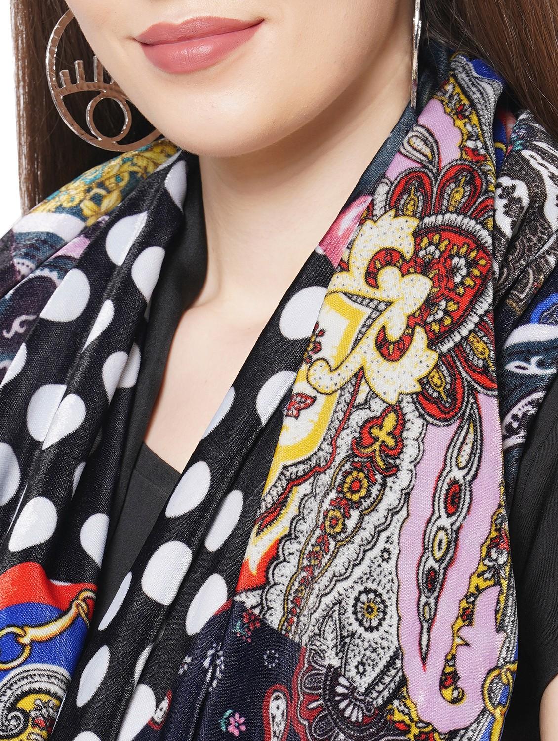 women printed everyday wrap scarf - 21631524 - Standard Image - 4